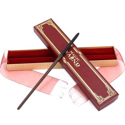 China Europe Draco Malfoy Steel Core Magic Wand Magic Wand Halloween Gift With Red Gift Box for sale