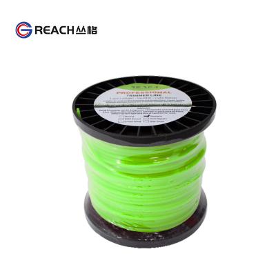 China Round trimmer line Dia 3.3mm Nylon Trimmer line Factory supply directly Reel pack 100 meters Dia 3.3mm x100 m for sale