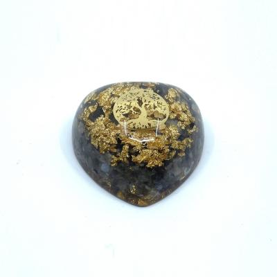 China Other Natural Gemstone Labradorite Tree of Life Orgonite Heart for sale