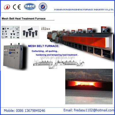 China Hardening And Tempering Of Fastening Parts Mesh Belt Heat Treatment Furnace for sale