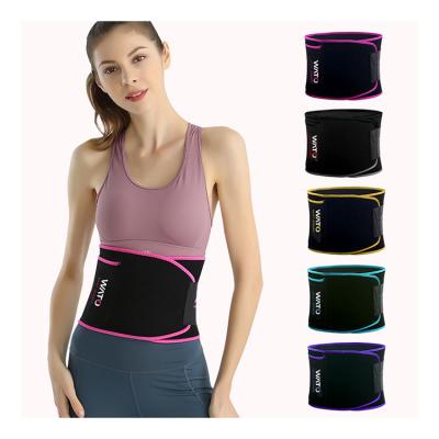 China 2020 Adult Sports Fitness Waist Corset Waist Trainer Breathable Adjustable Training Belt Pouch for sale