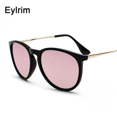 China Fashion Eylrim Sunglasses 2020 Retro Polarized Colorful Pink Black Sunglasses Classic Sun Glasses Frame for sale