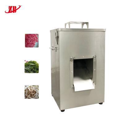 China Automatic Commercial Electric Chunks Slicer Hot Sale Chicken Meat Strips Cutting Machine For Restaurant Canteen for sale