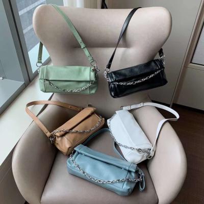 China Small Square Women's Hand Messenger Bag Single Shoulder Single Shoulder Bag Chain Bag for sale