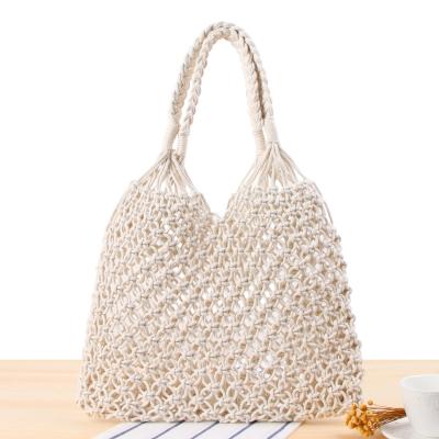 China New Design Shoulder Bag Ladies Straw Tote Handbag With Logo Beach Straw Bag Beach Straw Bag Straw Bag for sale