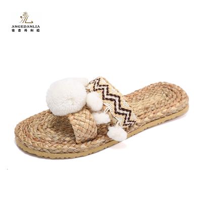 China Others Sandal Ladies High Quality Flat Beach Slippers Fancy Shoes For Girls for sale