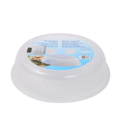 China Multifunctional Plastic Silicone Food Splatter Cover Heat Resistant Microwave Dish Cover Viable for sale