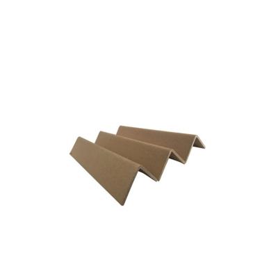 China Recycled Materials Eco Friendly L Shape Brown And White Cardboard Edge Board Sheet Paper Corner Protector for sale