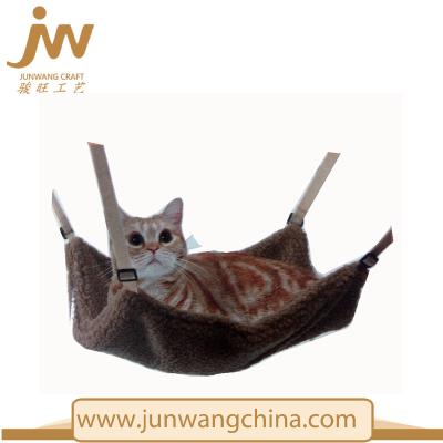 China Wholesale Viable China Berber Fleece Cat Bed Cage Small Pet Wing Bed Hang On Folding Dog Window Hammock for sale