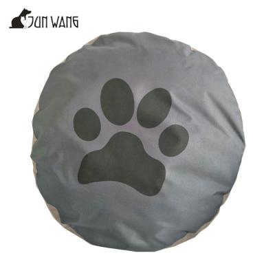 China Round Shape Viable Waterproof Dog Cushion For Pet Bed / Bean Bag Chair Cushion for sale