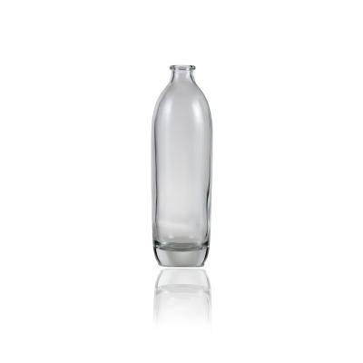 China New Design 330ml 500ml Round Juice Bottle Fruit Ice Wine Eco-friendly Recyclable Empty Beverage Liquor Bottle With Cork Stopper for sale