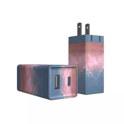 China Colorful Portable Power Adapter USB 65W Wall Charger/Notebook/Pad For Mobile Phone Smart Pink Color for sale