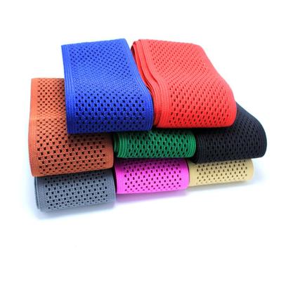 China Custom Elastic Air Mesh Elastic Band For Underwear Knitted Tight Soft for sale