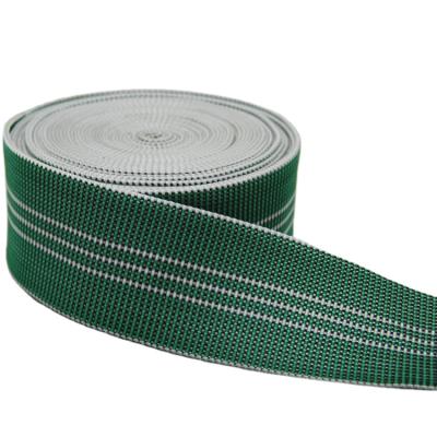 China 2020 new elastic grass green ribbon webbing support customizatione strap for sale