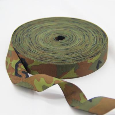 China Factory Elastic New Product Military Webbing For Luggage Military Polyester Webbing for sale