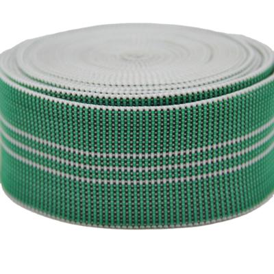 China Factory direct sales sofa furniture webbing color plain weave polyester edging elastic belt for sale