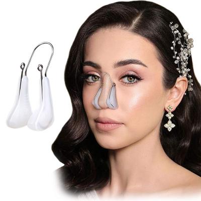 China Good Quality Eco-friendly Silicone Nose Lifter Shaper Nose Corrector Straightener Bridge Nose Lifter Clip for sale