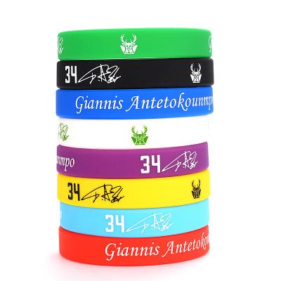 China China Wholesale Good Quality Custom Logo Silicone Band Wristbands Glow In The Dark Wrist Band for sale