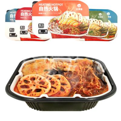 China 252g Free Sample Selfheating Noodles Instant Food Chinese Flavor Instant HotPot Noodles Ramen Instant Style Rice Noodles for sale