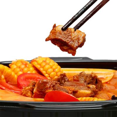 China 430g Tomato Sirloin Self-heating Hot Pot Instant Noodles Chinese Food for sale