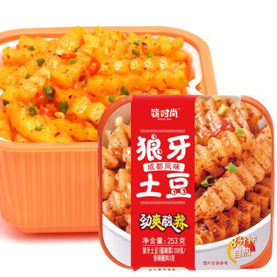 Chine 256g BBQ Flavored Potato Chips Self-heating Potato Chips mala Potato chips Instant Hot Pot à vendre