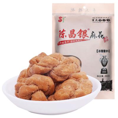 China 500g Chinese snacks fried twist grain snack food Multi-flavored Handmade twist for sale