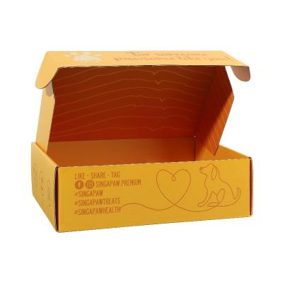 China Custom Color Printing Materials Corrugated Clothes Underwear Recycled Logo Packaging Mailing Box for sale