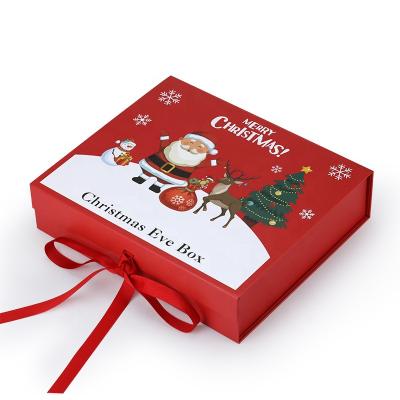 China Recyclable Luxury Custom Logo Basket Hamper Gift Christmas Boxes With Logo for sale