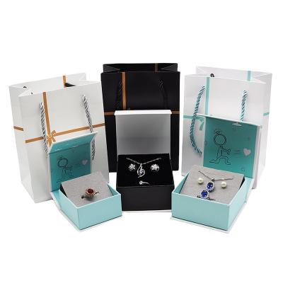 China Best Of Craft Luxury Jewelry Packaging Base Custom Printing White Paper Ring Box Gift Boxes for sale