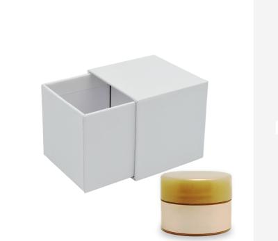 China Recyclable Glass Essential Oil Cream Box Bottle Paper Cosmetic Box Container Perfume Packaging With Safety for sale