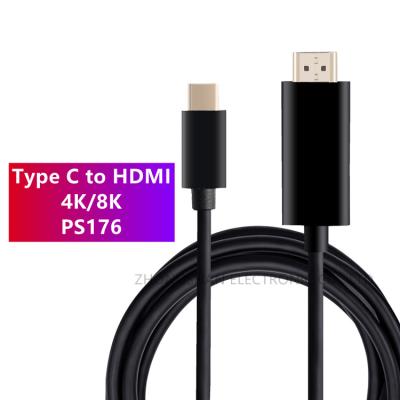 China USB Camera TYPE C to HDMI Cable 4K 60HZ USB TYPE-C Adapter to HDMI Male Display Adapter for Macbook Pro Type-C to HDMI for sale