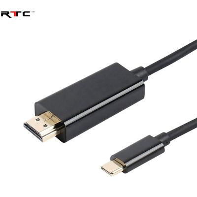 China High Speed ​​Ultra Long 18Gbps COMPUTER Black Cable Male To HDMI Cable for sale