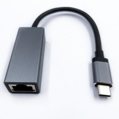 China COMPUTER High Quality Chips Usb c to LAN Adapter usb-c to type c to rj45 lan type c to lan gigabit ethernet adapter network adapter for sale