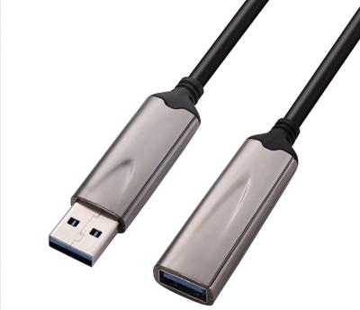 China Charging Multimedia AOC USB Cable Optical Fiber Male To Female 5Gbps for sale