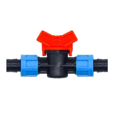 China The Line Tape Lock Tape Coupler Drip Irrigation Drip Irrigation Vale Mini Drip Valve for sale