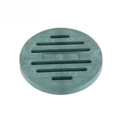 China Plastic Plastic Round Drain Well Manhole Cover 315mm For Garden Irrigation Valve Box for sale