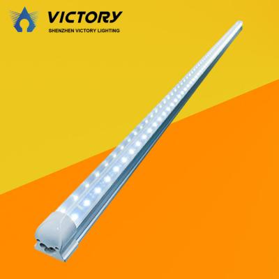 China Aluminum T8 5Ft Refrigerator Cooler 32W Light 120Cm V Shape Tube Light PC Cover Freezer T8 Led Tube Light for sale