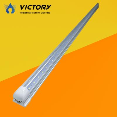 China Refrigerator Wholesale Price USA Standard Listed SMD2835 4FT 8FT LED Linear Store Lighting T8 Integrated LED Tube Light Fixture en venta