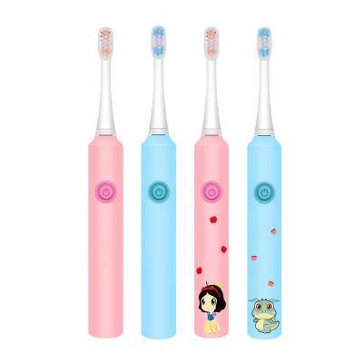 China Battery Powered KT8 Waterproof Automatic Sonic Electric Vibrating Battery Powered Operated Children's Toothbrush Kids China OEM for sale