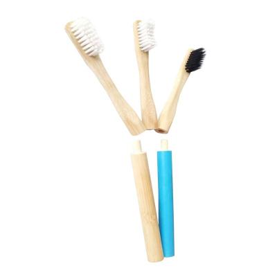 China Disposable BT11 Bambo Toothbrush BPA Free Biodegradable Private Label Logo Eco Custom Charcoal with Replacement Brush Head for sale