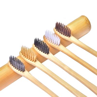 China Disposable BT3 BPA Free 100% Biodegradable OEM Manufacturer Private Label Logo Organic Eco Custom Bamboo Toothbrush Charcoal for sale