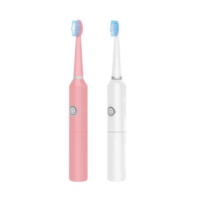 China Battery Powered Wholesale PT8 Adult Slim Waterproof Automatic Sonic Electric Vibration Cheap Battery Powered Toothbrush OEM for sale