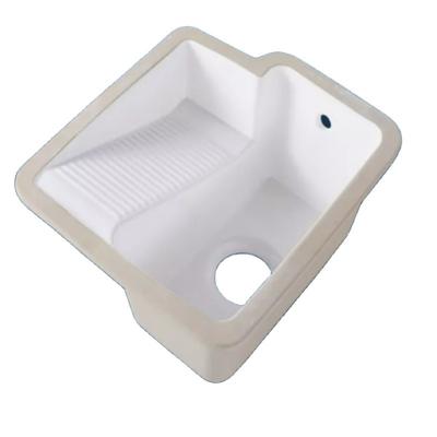 China Simple Design Laundry Modern Washing Machine Ceramic Sink For Clothes Washing for sale