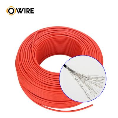 China 100 m Awg Solar Cable Wire 10 1000vdc High Voltage Owire Black Dc 6mm2 Solar Cable Te koop