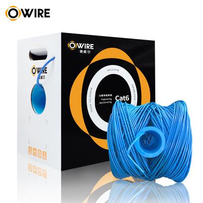 China High quality 305m 1000ft 0.56mm 23awg 23 24 awg cca utp ftp shielded cat6 cat6 6 lan cable price per meter Te koop