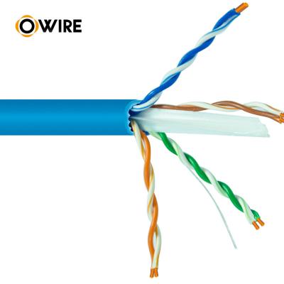 China China cat 6 cable carton price indoor exterior 305 metros 500m utp cat6 cat 6 network cable wire à venda