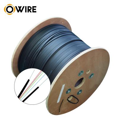 Chine OEM 1km 2km g657a1 g652d 12 16 24 48 60 72 96 125 144 core single mode silicon ftth optic optical fiber cable à vendre