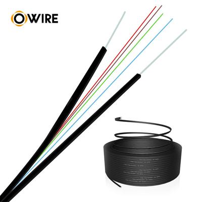 China Multimode singlemode 4 pair 50 125 active ftth optical fibre optic fiber drop cable for sale