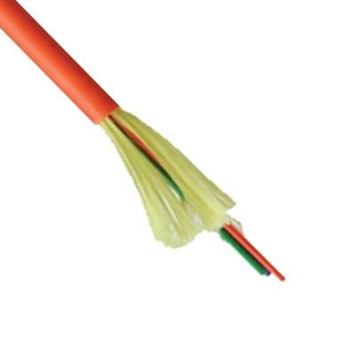 Chine Indoor Kevlar Fiber Optic Cable Wire Strength OM2 Multimode 8 Core Fiber Optic Cable à vendre