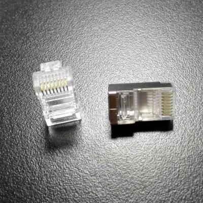 China Top Quality RJ45 cat5/cat5e cat6 8P8C modular female connector for network cable for sale